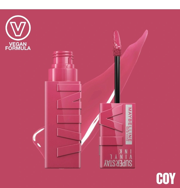 رژ لب مایع براق سوپر استی وینیل اینک میبلین اصل رنگ ۲۰ cay Maybelline Super Stay Vinyl Ink