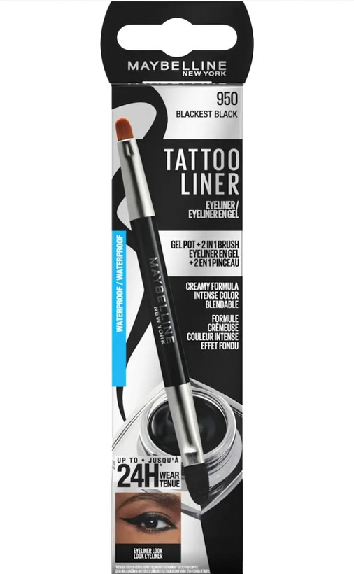 خط چشم ضد آب ژلی تاتو میبلین Maybelline Tattoo Liner