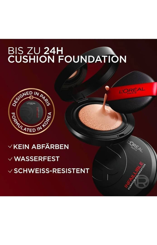 کوشن کرم پودر لورال رنگ N110 L’Oréal Cushion Foundation