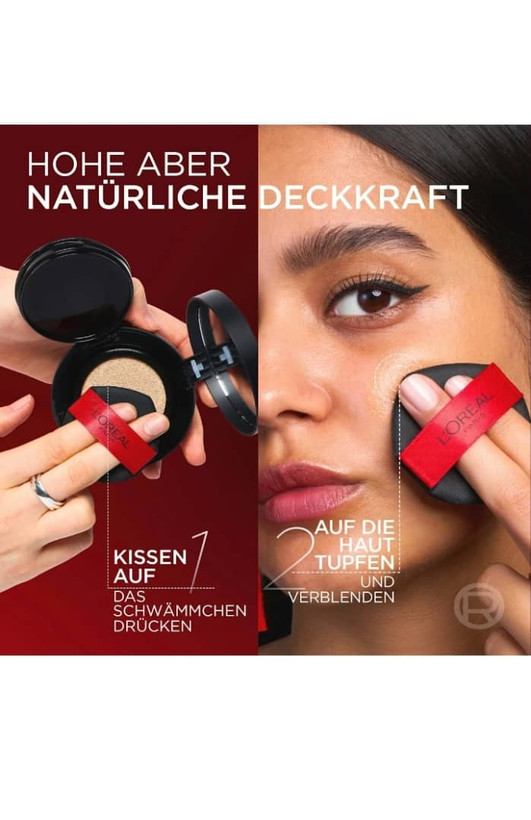 کوشن کرم پودر لورال رنگ N110 L’Oréal Cushion Foundation