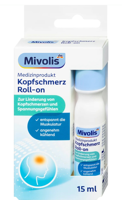 رول موضعی تسکین دهنده و ضد سر درد Mivolis